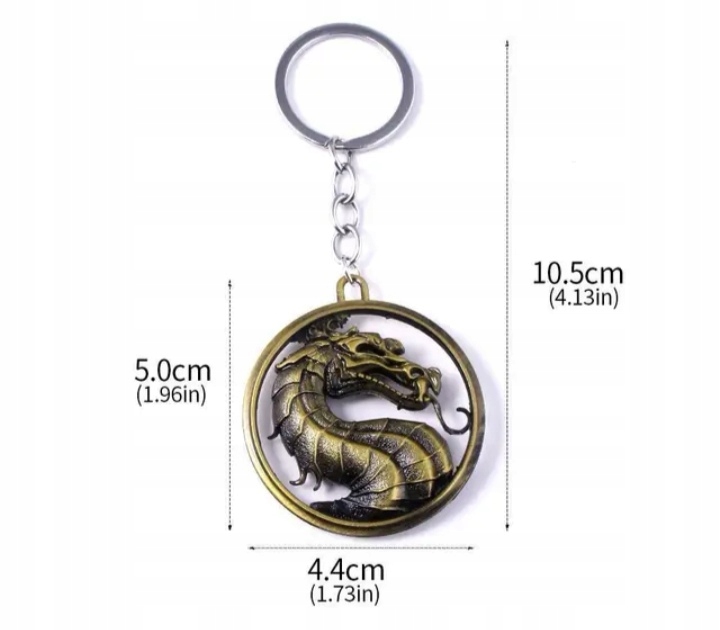 Breloczek Mortal Kombat Walka Sub-Zero Raiden Skorpion Turniej Sonya 3D War