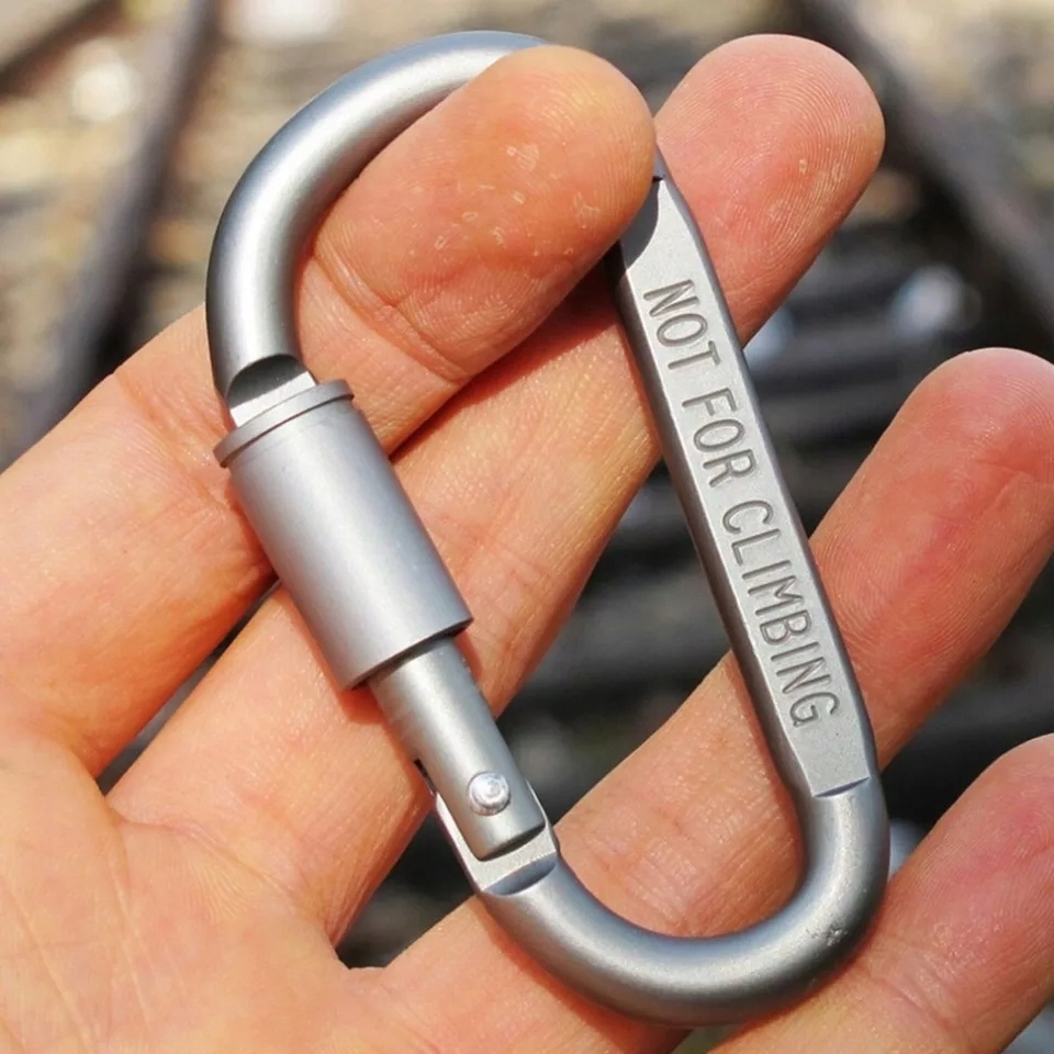 Karabińczyk karabinek montaż szekla osprzęt D-ring