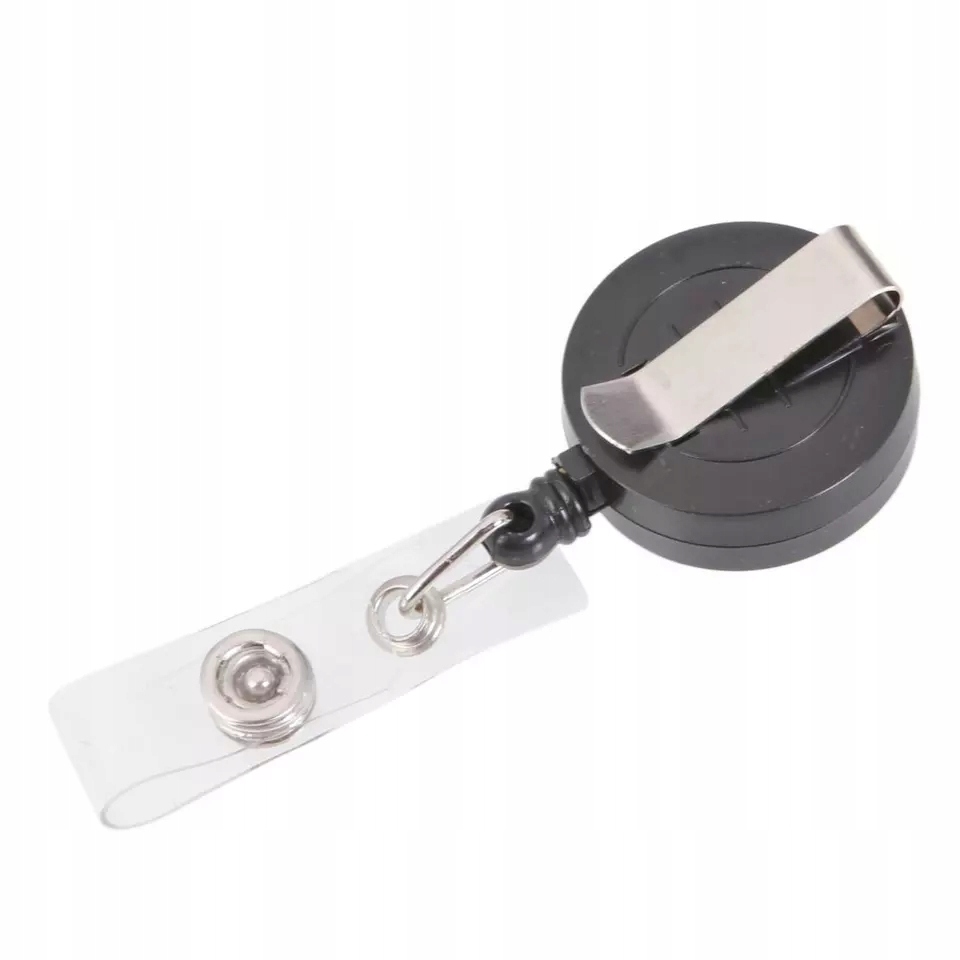 Retraktor zwijana linka klucze ID brelok klips EDC T-Bag ZWIJACZ Biurowy