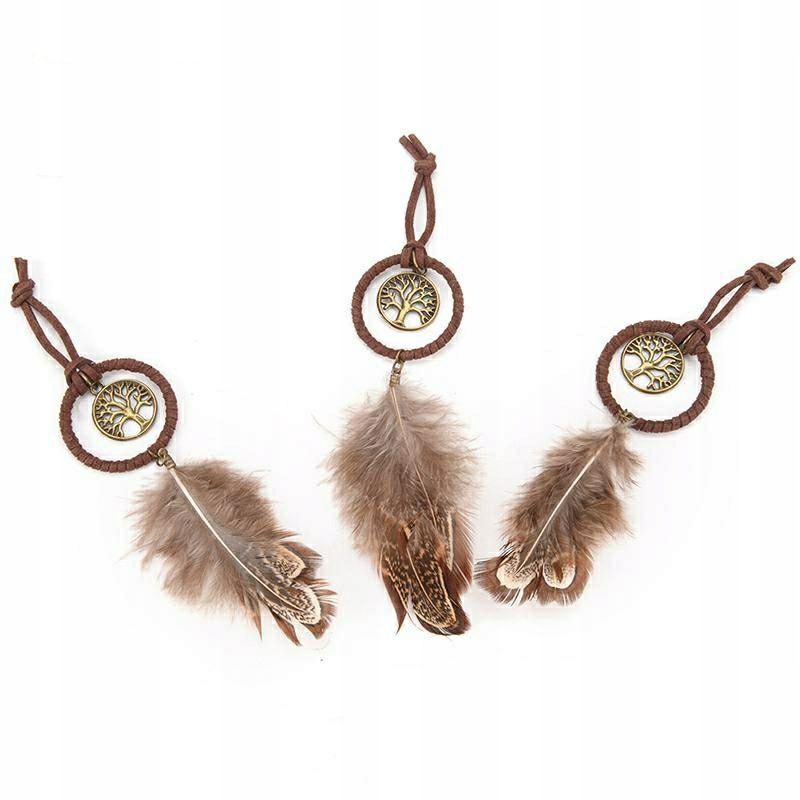 Breloczek Mini Magiczny Łapacz Snów Dream Catcher Sleep Starodawny Talizman