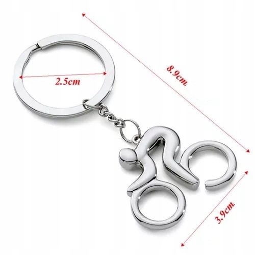 Breloczek do kluczy Rowerzysta Bicycle Rower Lance Armstrong Gadżet Maraton