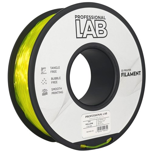 Filament Prof. Lab TPU 1.75mm 1kg Żółty | Yellow