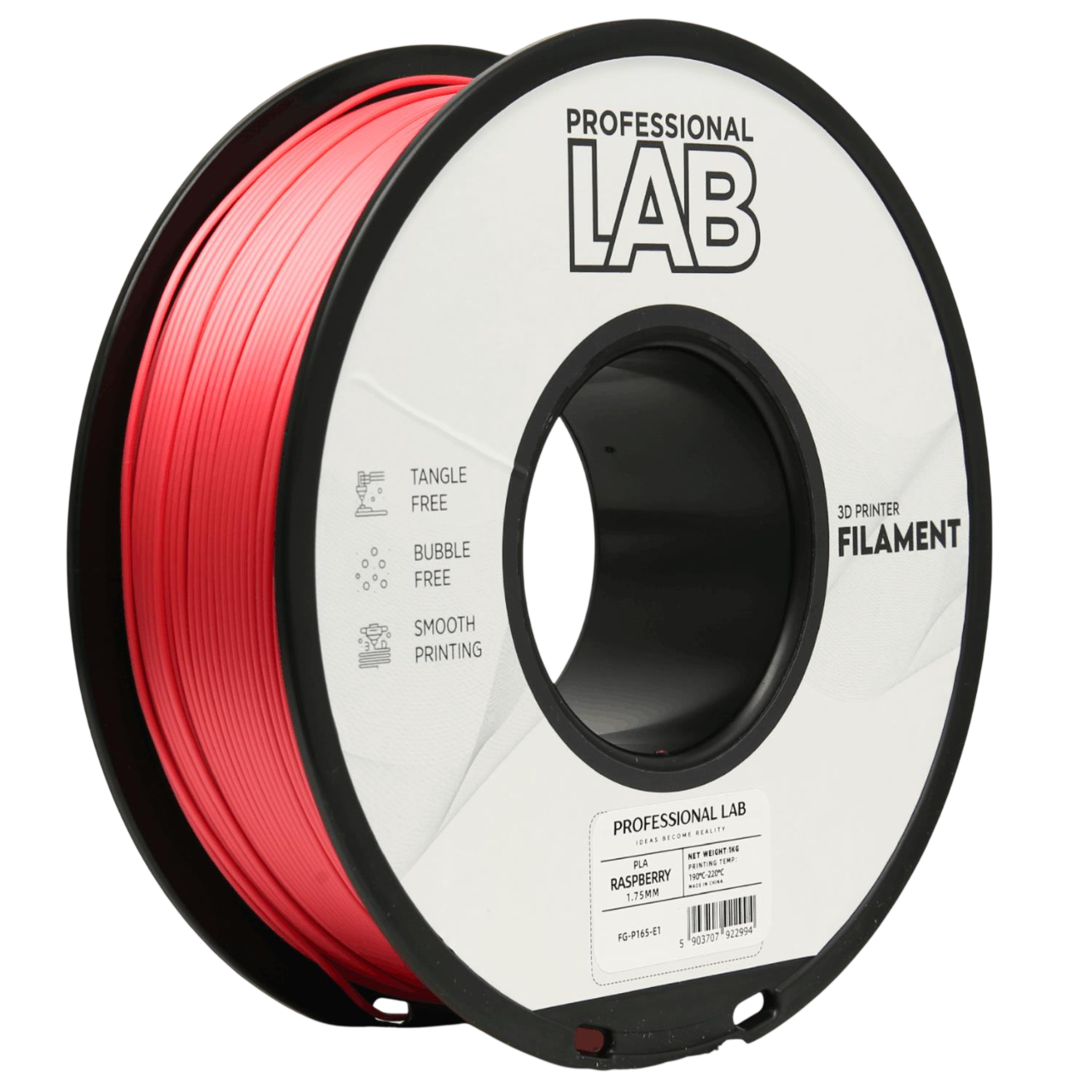 Filament Prof. Lab PLA 1.75mm 1kg Malinowy | Raspberry