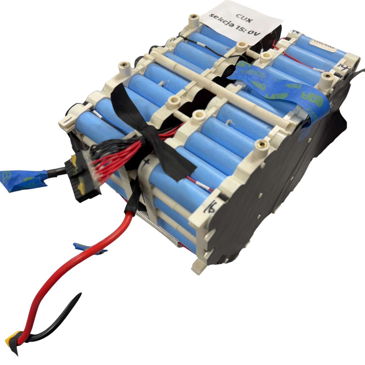 Bateria 17S10P 62V 31Ah (1 sekcja martwa, brak BMS) 6 Bateria 17S10P 62V 31Ah (1 sekcja martwa, brak BMS)