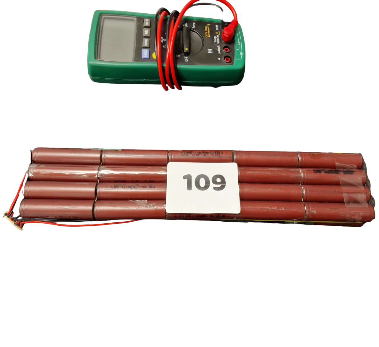 109 Bateria 10S 4P | 36V |Ogniwa sprawne, brak BMS | 40x80x330