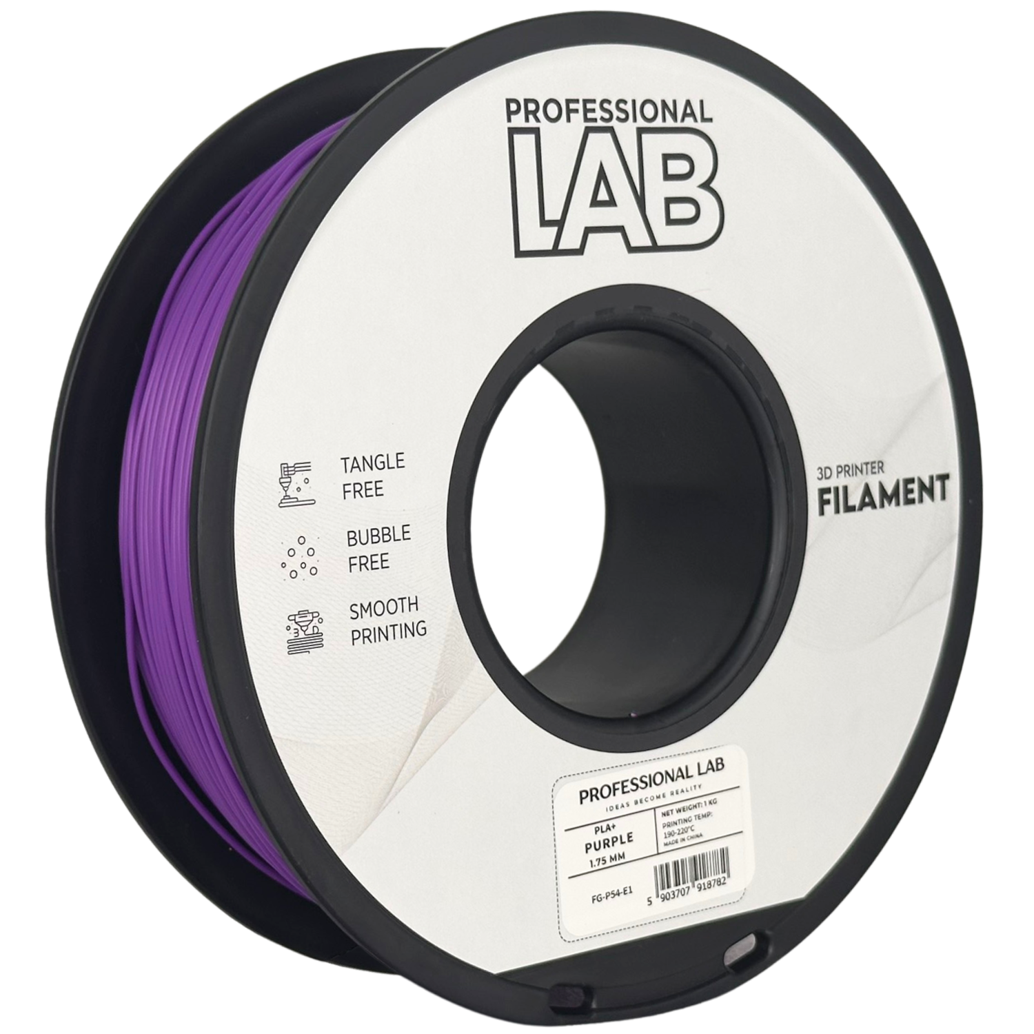Filament Prof. Lab PLA+ 1.75mm 1kg Fioletowy | Purple