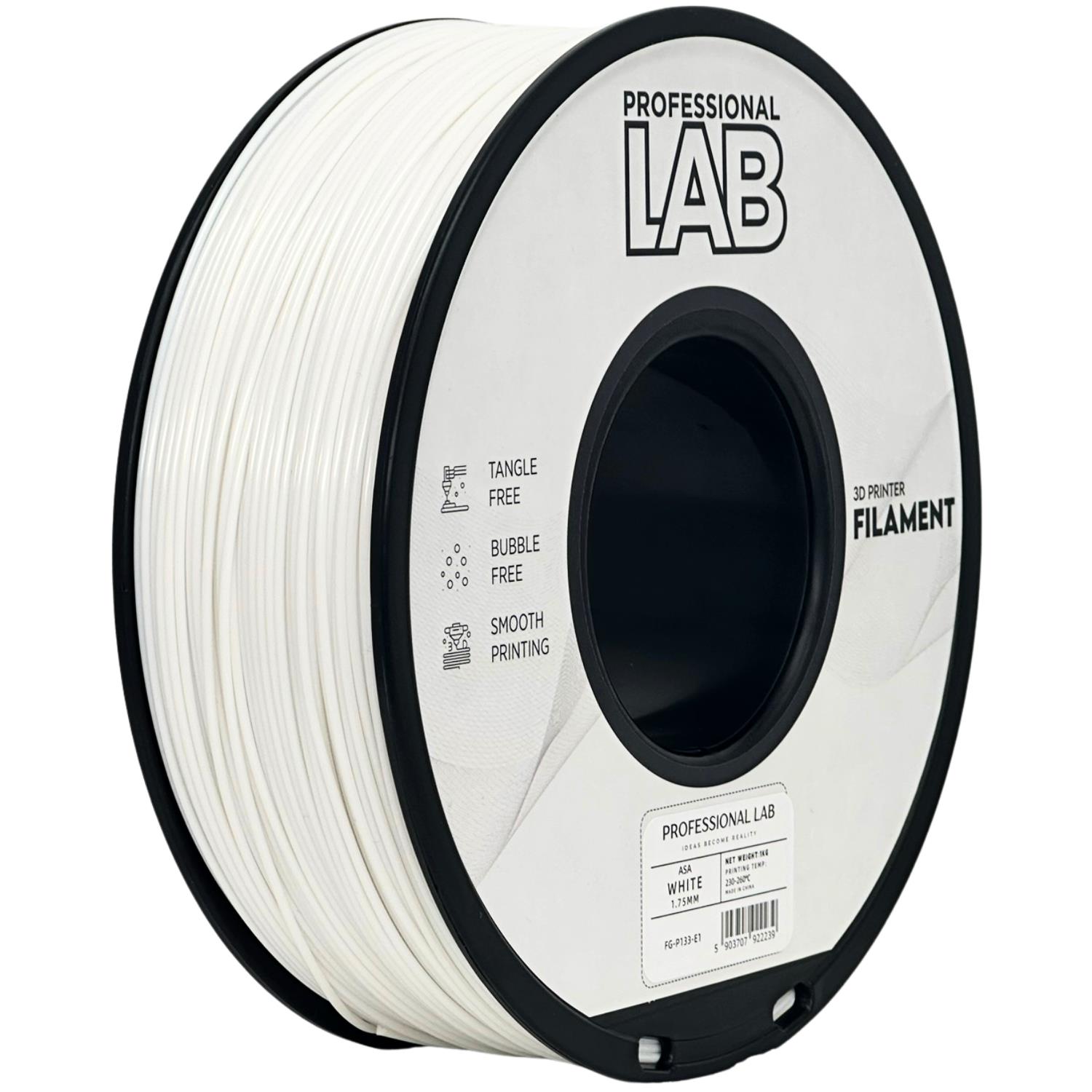Filament Prof. Lab ASA 1.75mm 1kg Biały | White