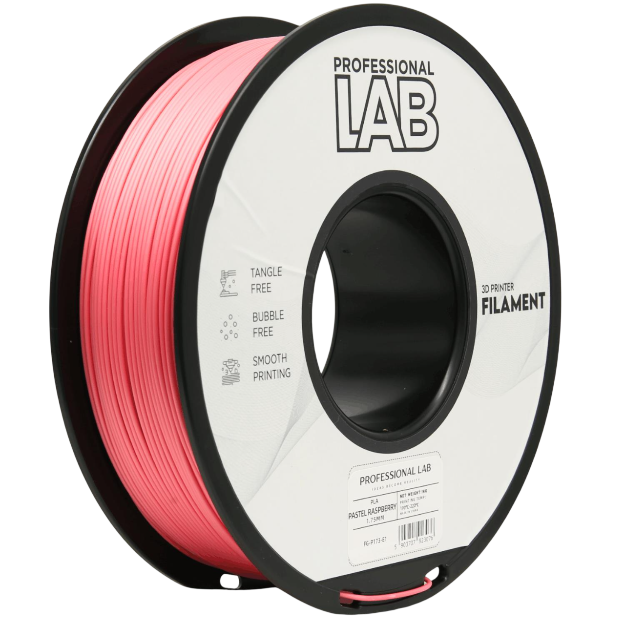 Filament Prof. Lab PLA 1.75mm 1kg Pastelowy Malinowy | Pastel Raspberry 4 Filament Prof. Lab PLA 1.75mm 1kg Pastelowy Malinowy | Pastel Raspberry