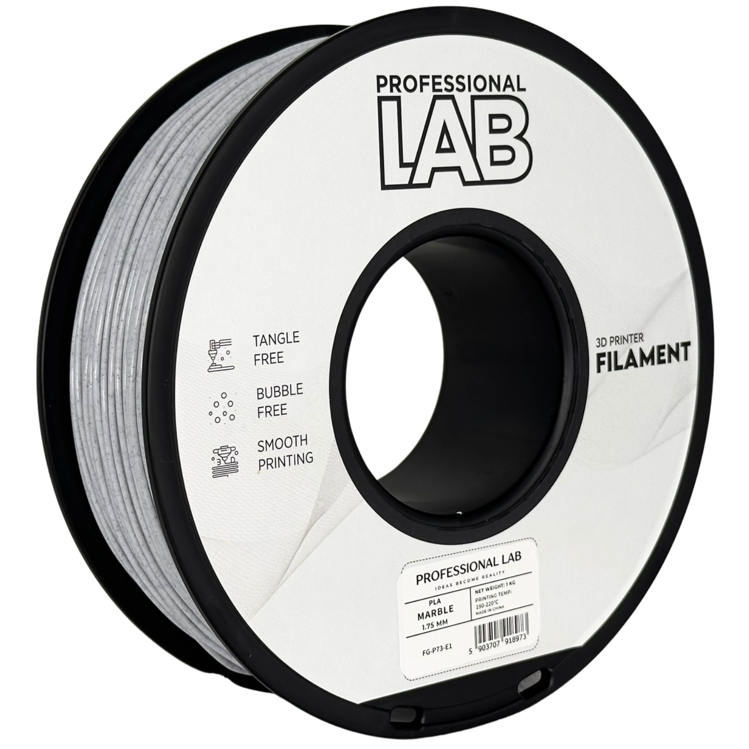 Filament Prof. Lab PLA 1.75mm 1kg Marmurowy | Marble