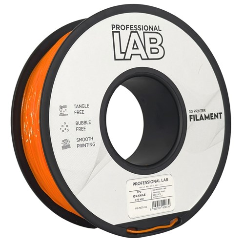 Filament Prof. Lab TPU 1.75mm 1kg Pomarańczowy | Orange 4 Filament Prof. Lab TPU 1.75mm 1kg Pomarańczowy | Orange