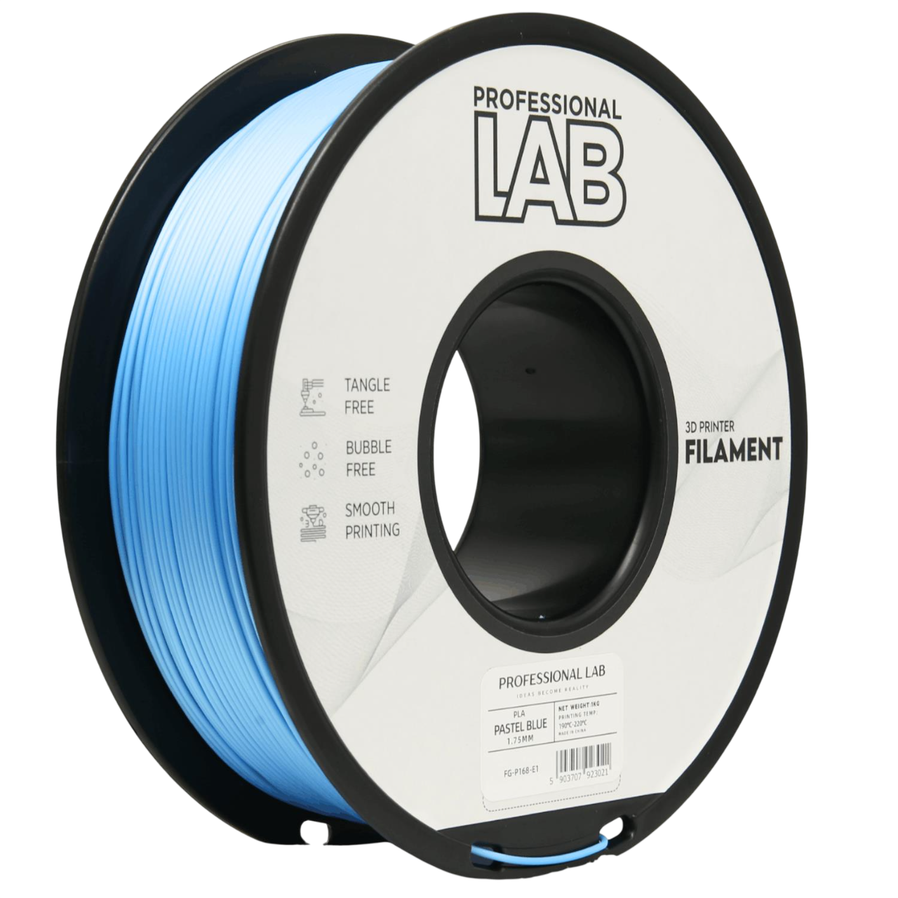 Filament Prof. Lab PLA 1.75mm 1kg Pastelowy Niebieski | Pastel Blue 4 Filament Prof. Lab PLA 1.75mm 1kg Pastelowy Niebieski | Pastel Blue