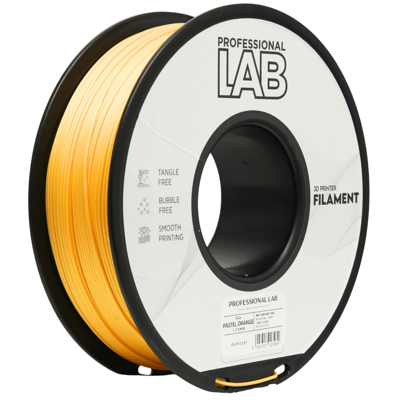 Filament Prof. Lab PLA 1.75mm 1kg Pastelowy Pomarańczowy | Pastel Orange