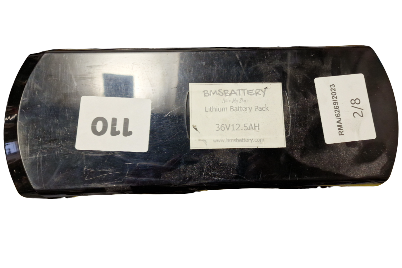 110 Bateria rowerowa 10S | 36V | 12.5Ah |  Sprawna | 80x155x405