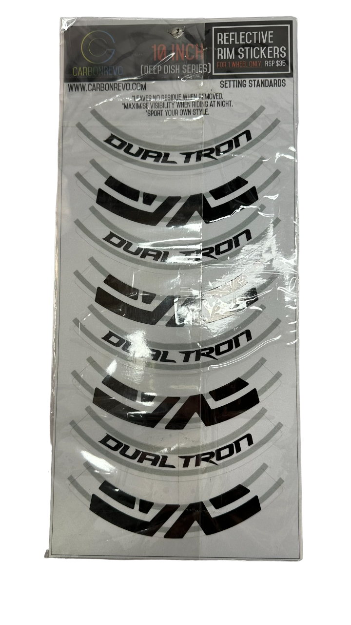 CARBONREVO Naklejki Dualtron | Ultra | 10 cali | różne | 1 komplet