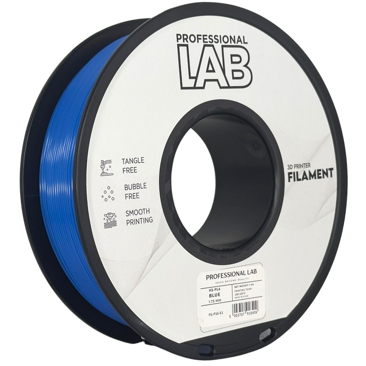 Filament Prof. Lab HS-PLA 1.75mm 1kg Niebieski | Blue
