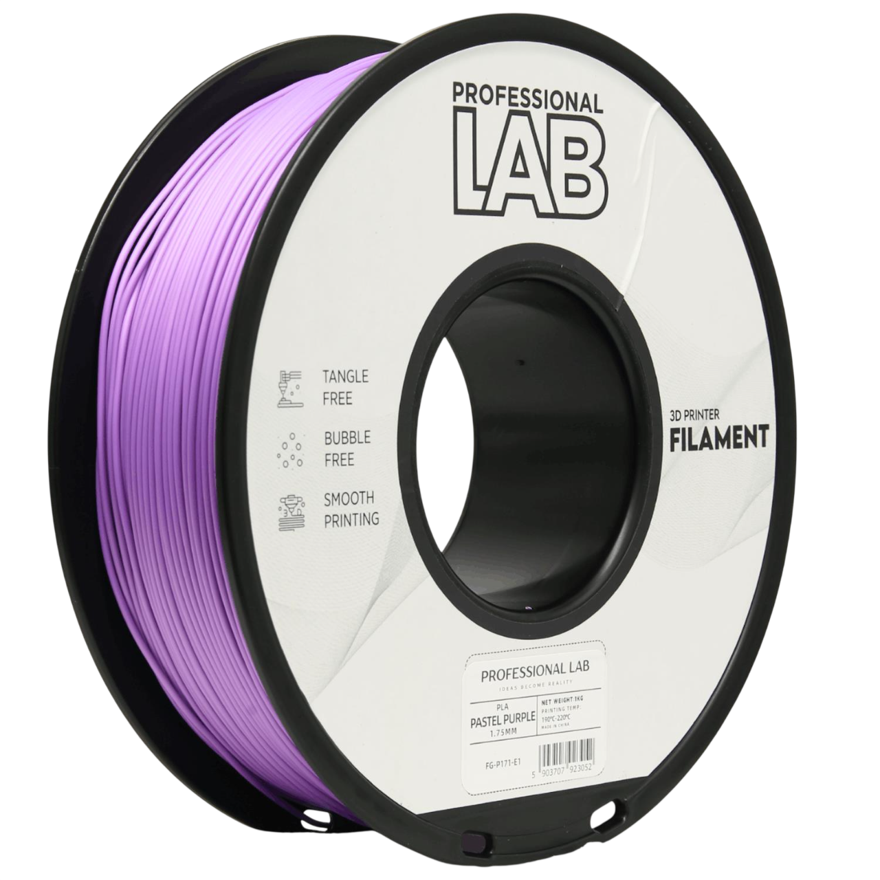 Filament Prof. Lab PLA 1.75mm 1kg Pastelowy Fioletowy | Pastel Purple