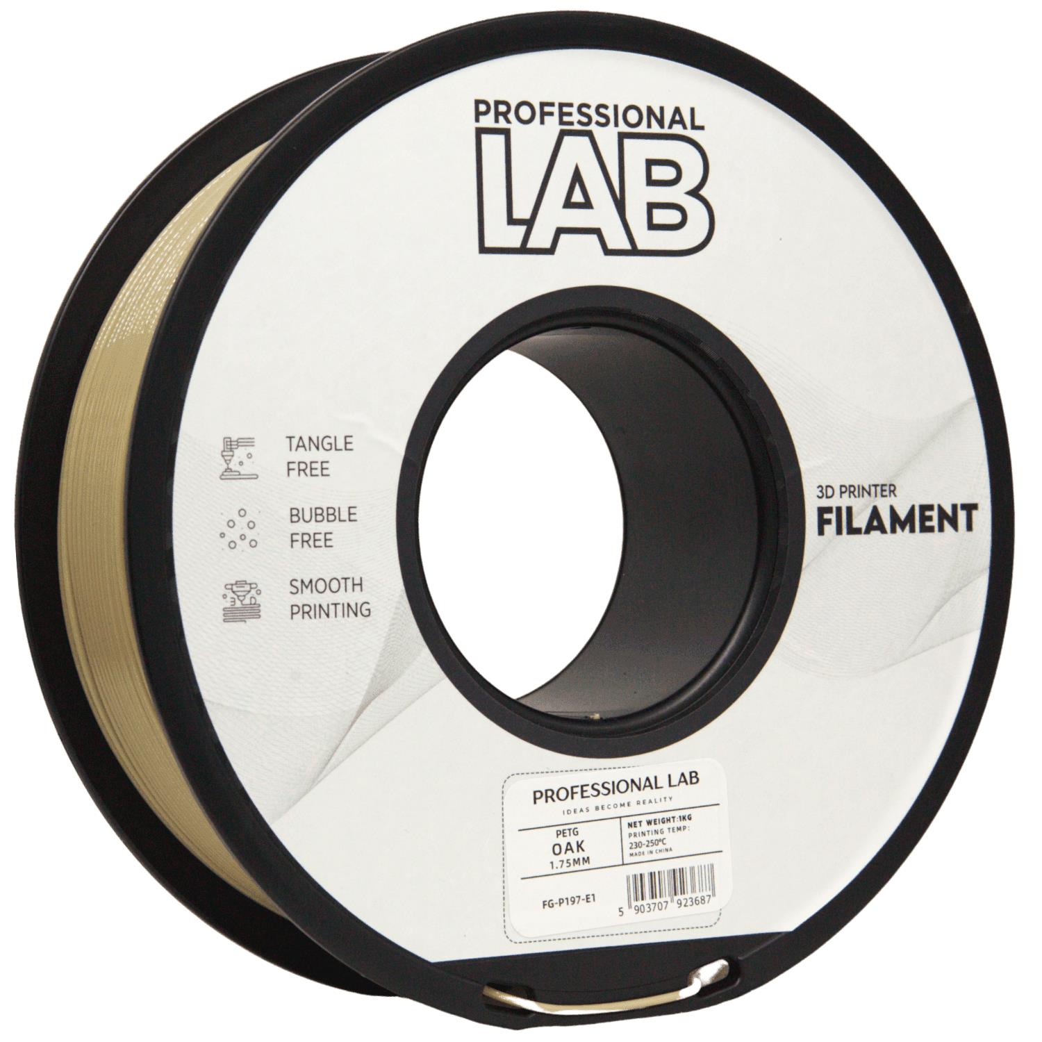 Filament Prof. Lab PETG 1.75mm 1kg Dąb | Oak