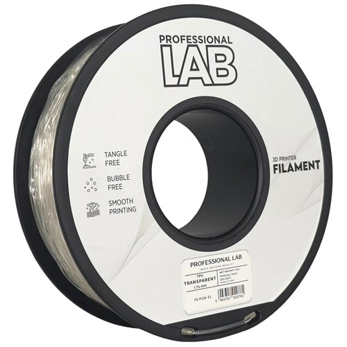 Filament Prof. Lab TPU 1.75mm 1kg Przezroczysty | Transparent