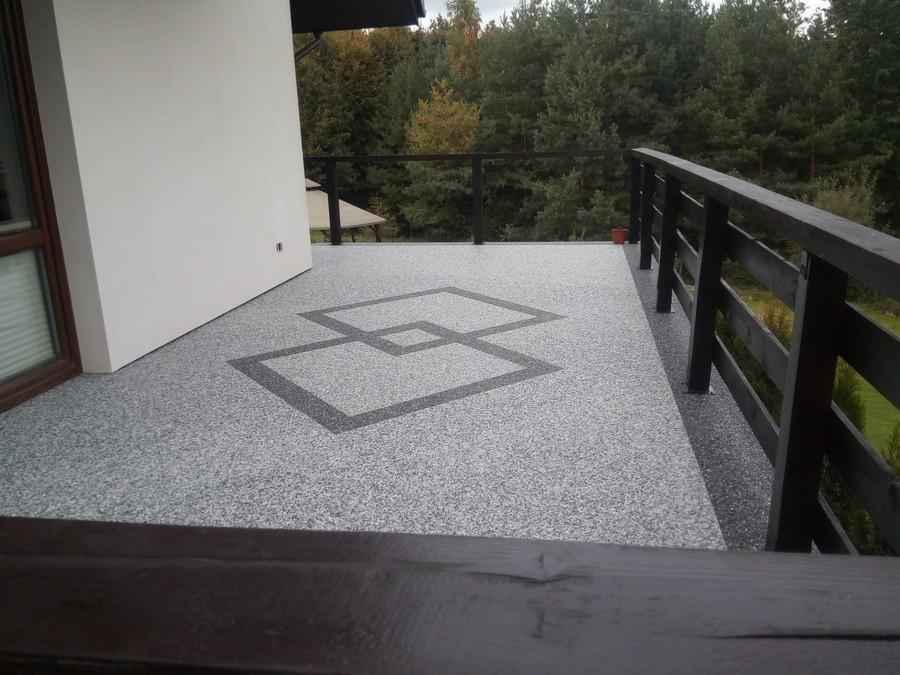 Dywan Kamienny na balkon schody ZESTAW 4m2