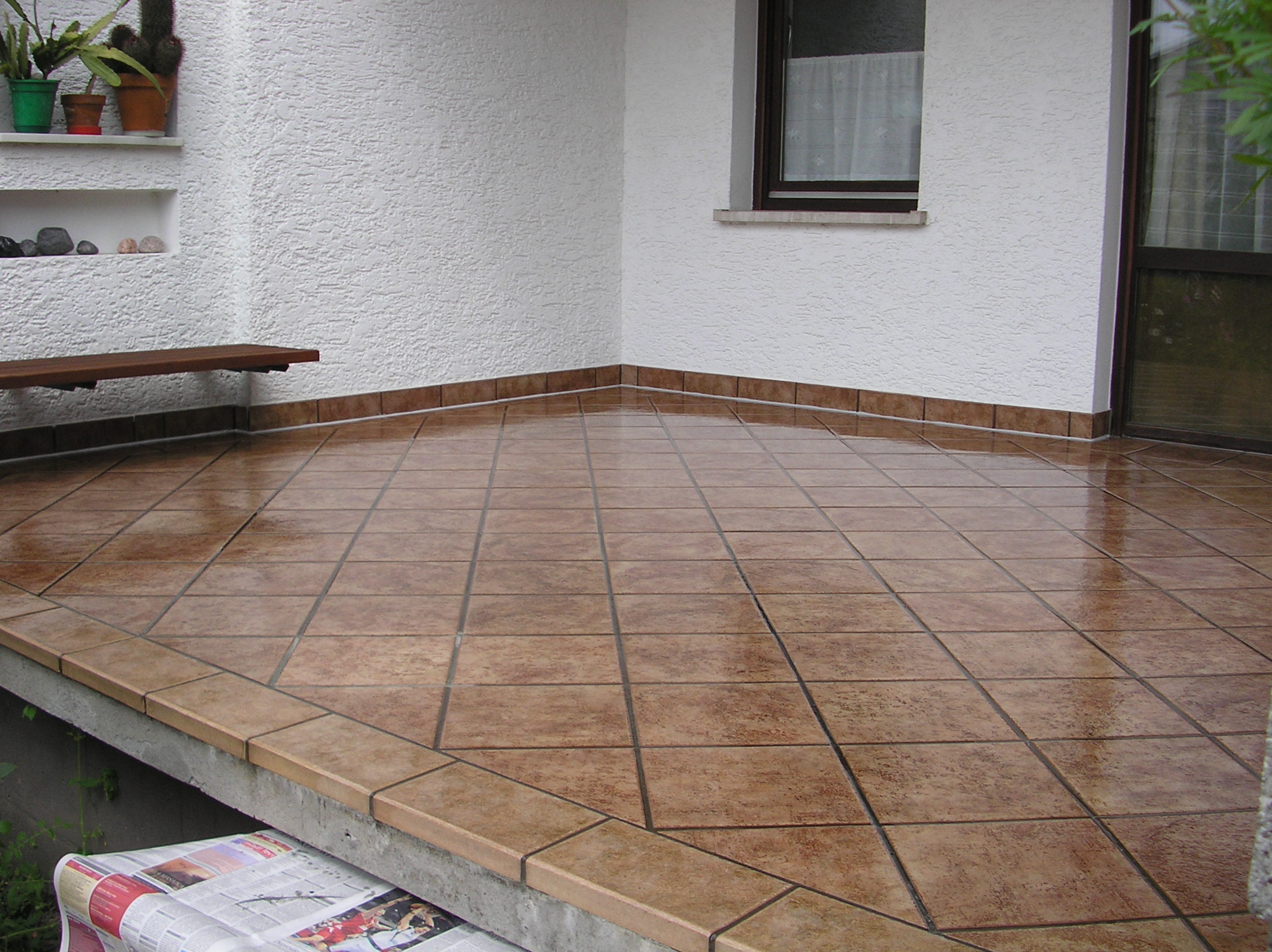 Naprawa płytek Żywica na płytki Balkon Taras 3w1 na 5,5m2