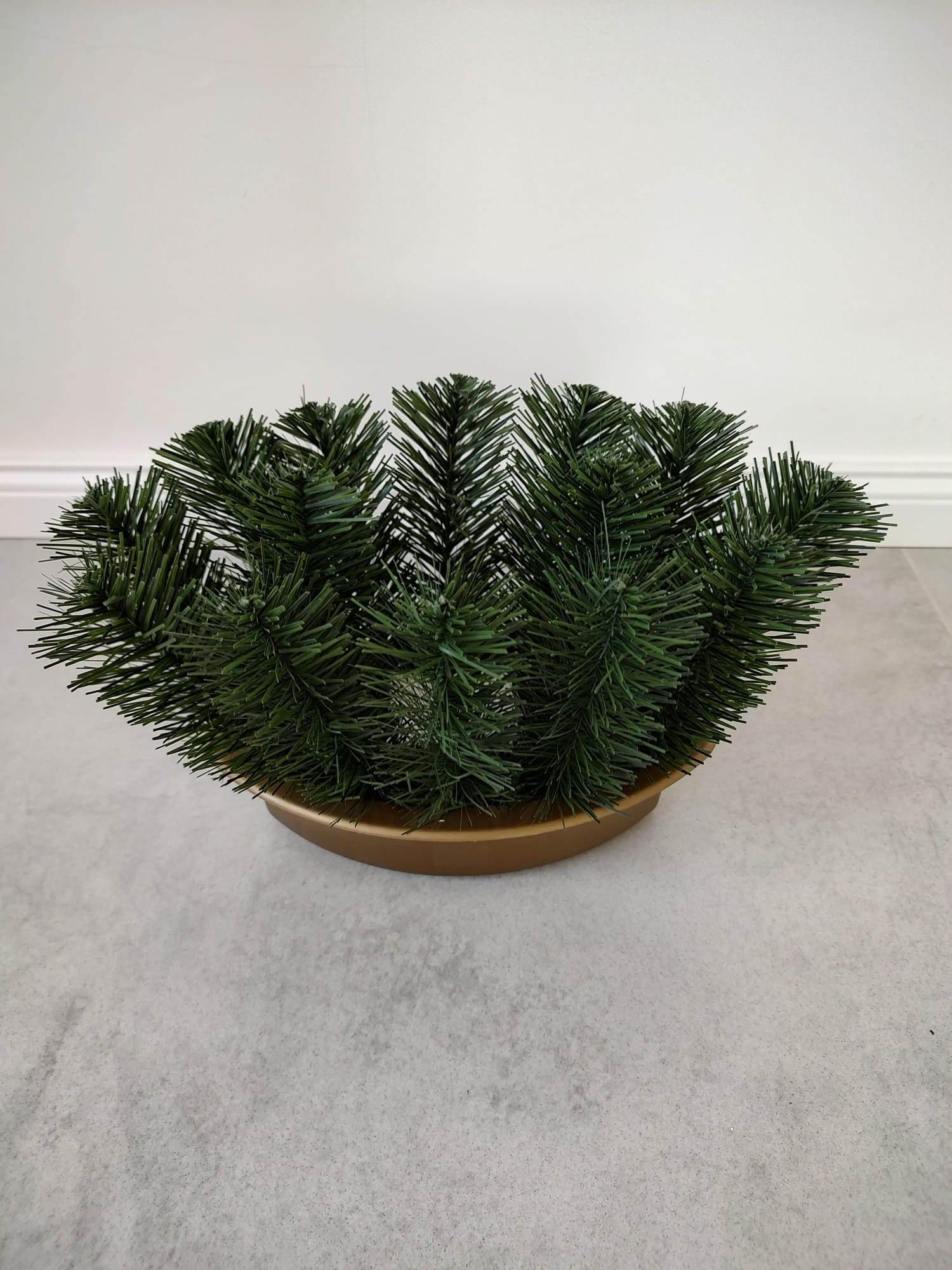 MAŁA ŁÓDKA PROSTA  Podkład do wiązanki stroik na pomnik grób cmentarz