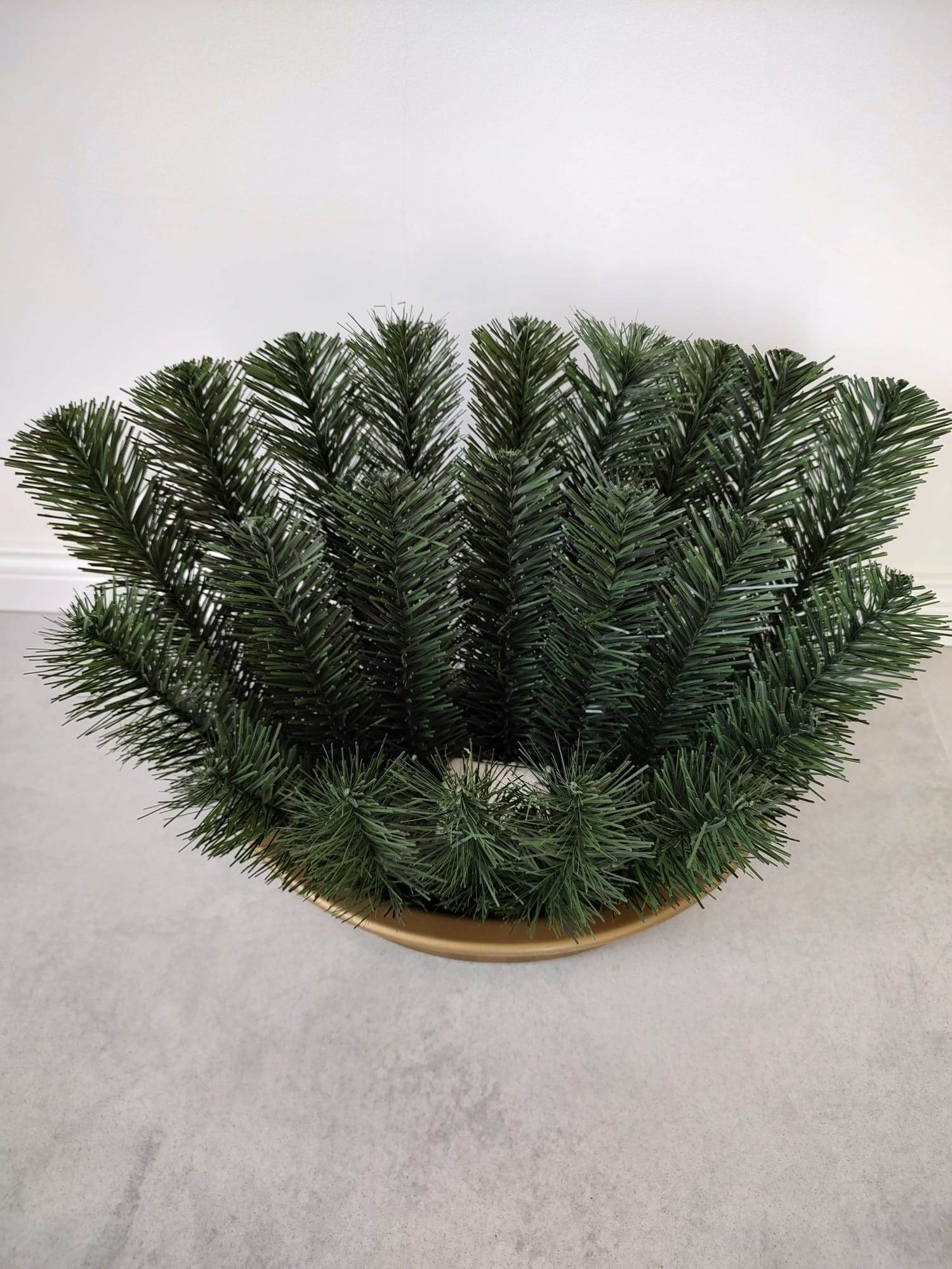 DUŻA ŁÓDKA PIRAMIDA Podkład do wiązanki stroik na pomnik grób cmentarz