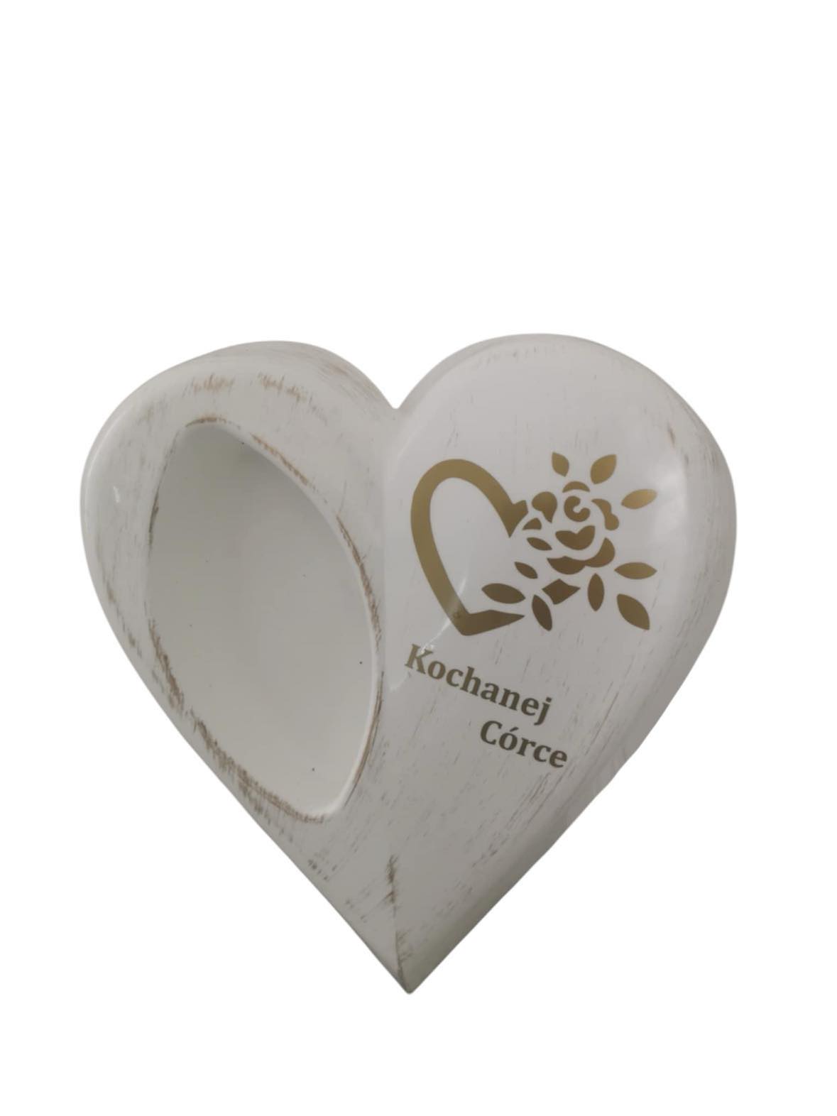 SERCE grób cmentarz Doniczka wiązanka stroik Kochanej Córce Dzień Dziecka