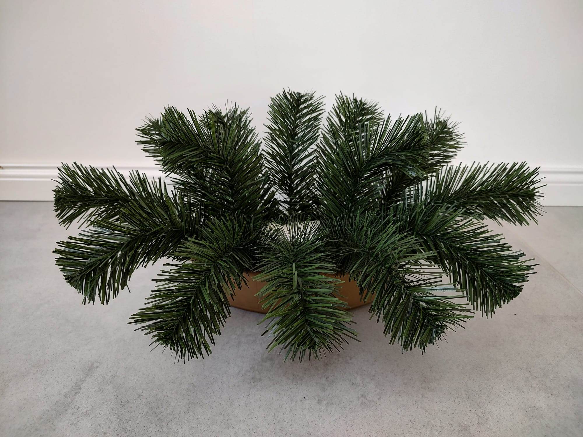 MAŁA ŁÓDKA PROSTA  Podkład do wiązanki stroik na pomnik grób cmentarz