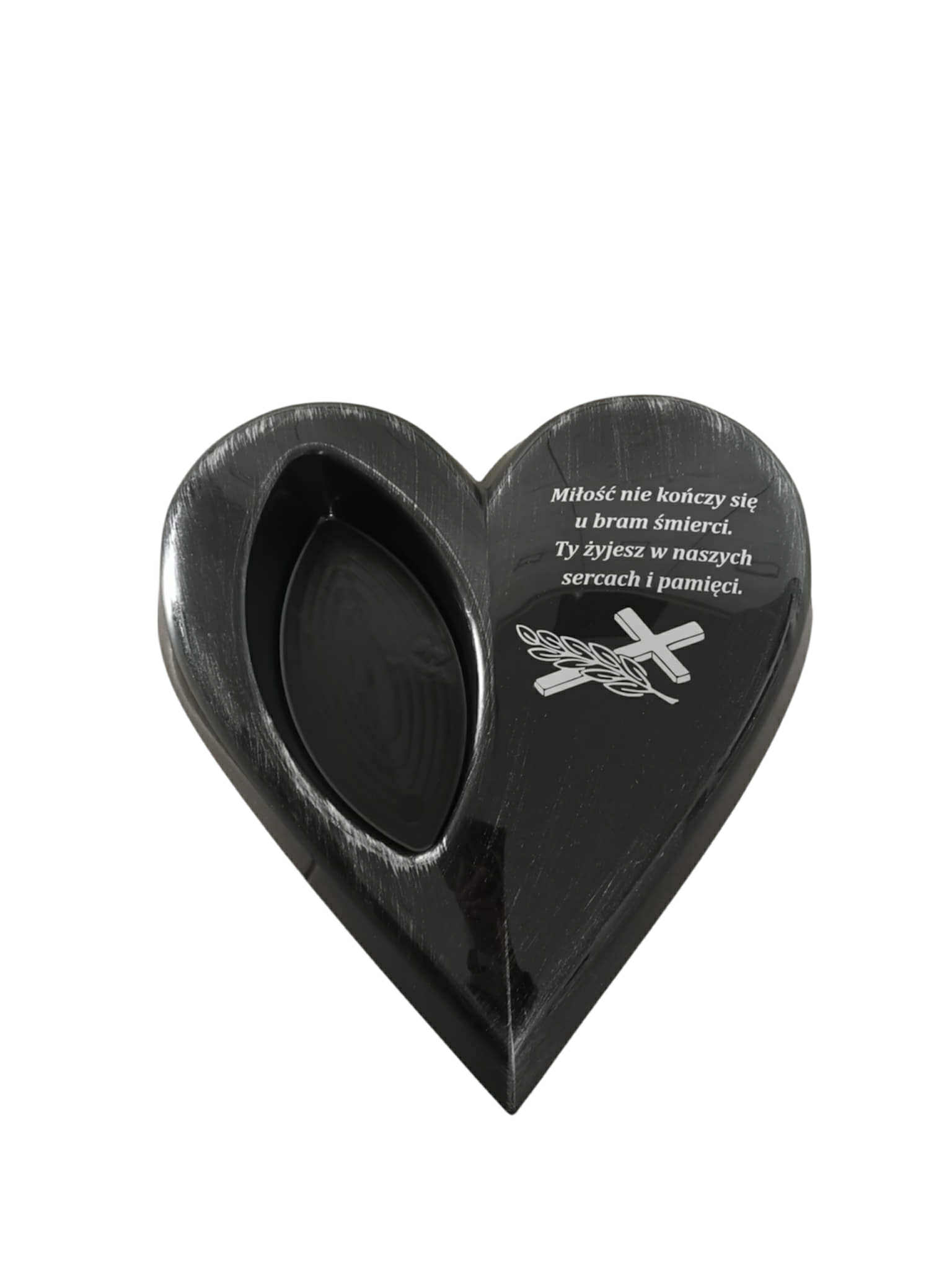 Stroik na grób cmentarz Kompozycja nagrobna funeralna SERCE Miłość...