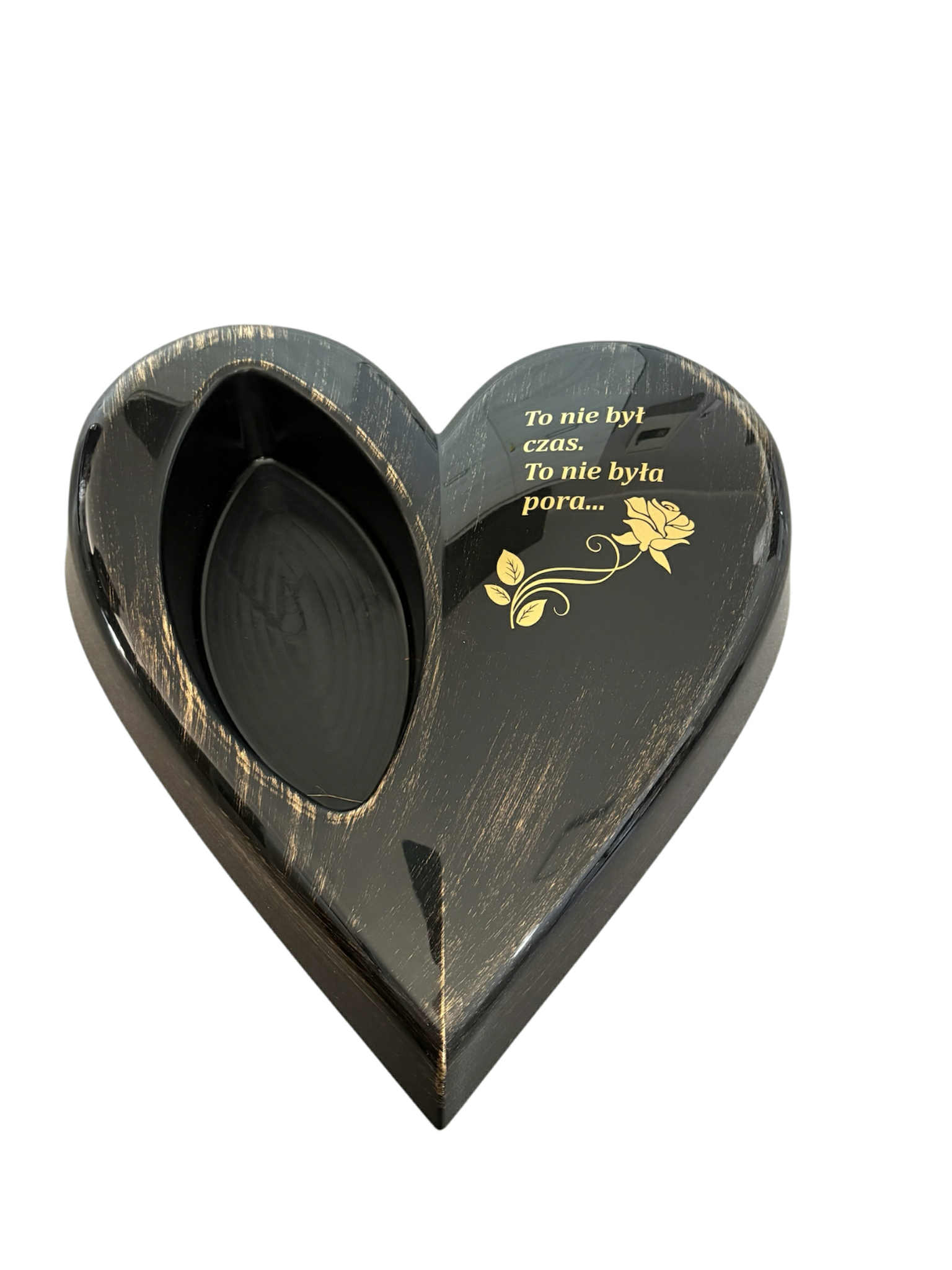 Stroik na grób cmentarz Kompozycja nagrobna funeralna SERCE To nie był czas
