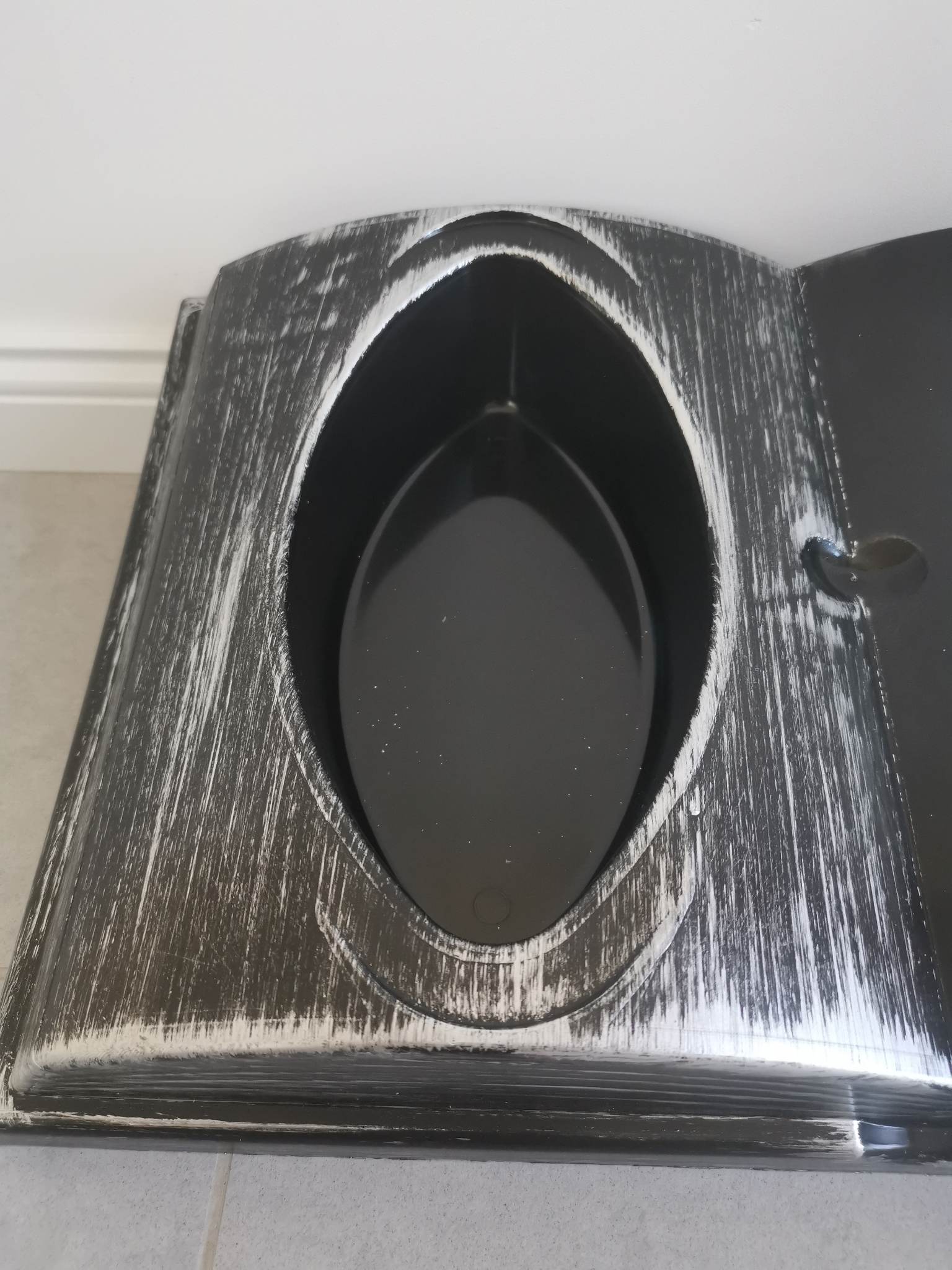 KSIĘGA na grób Podkład do stroików sztucznych Czarna ze srebrnym