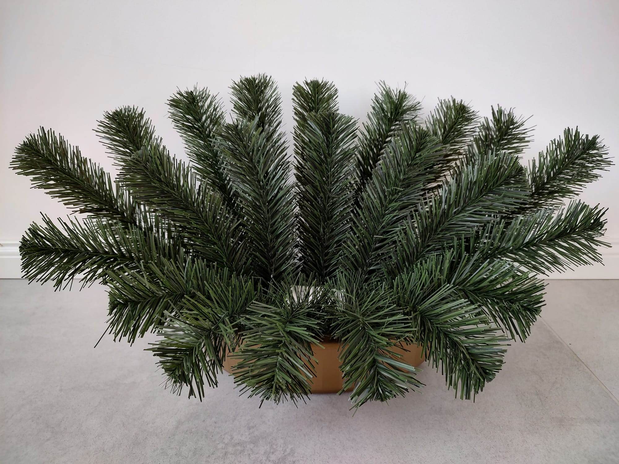 DUŻA ŁÓDKA PIRAMIDA Podkład do wiązanki stroik na pomnik grób cmentarz