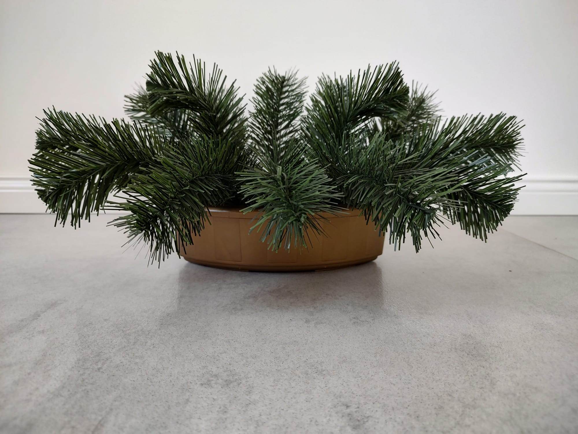 MAŁA ŁÓDKA PROSTA  Podkład do wiązanki stroik na pomnik grób cmentarz