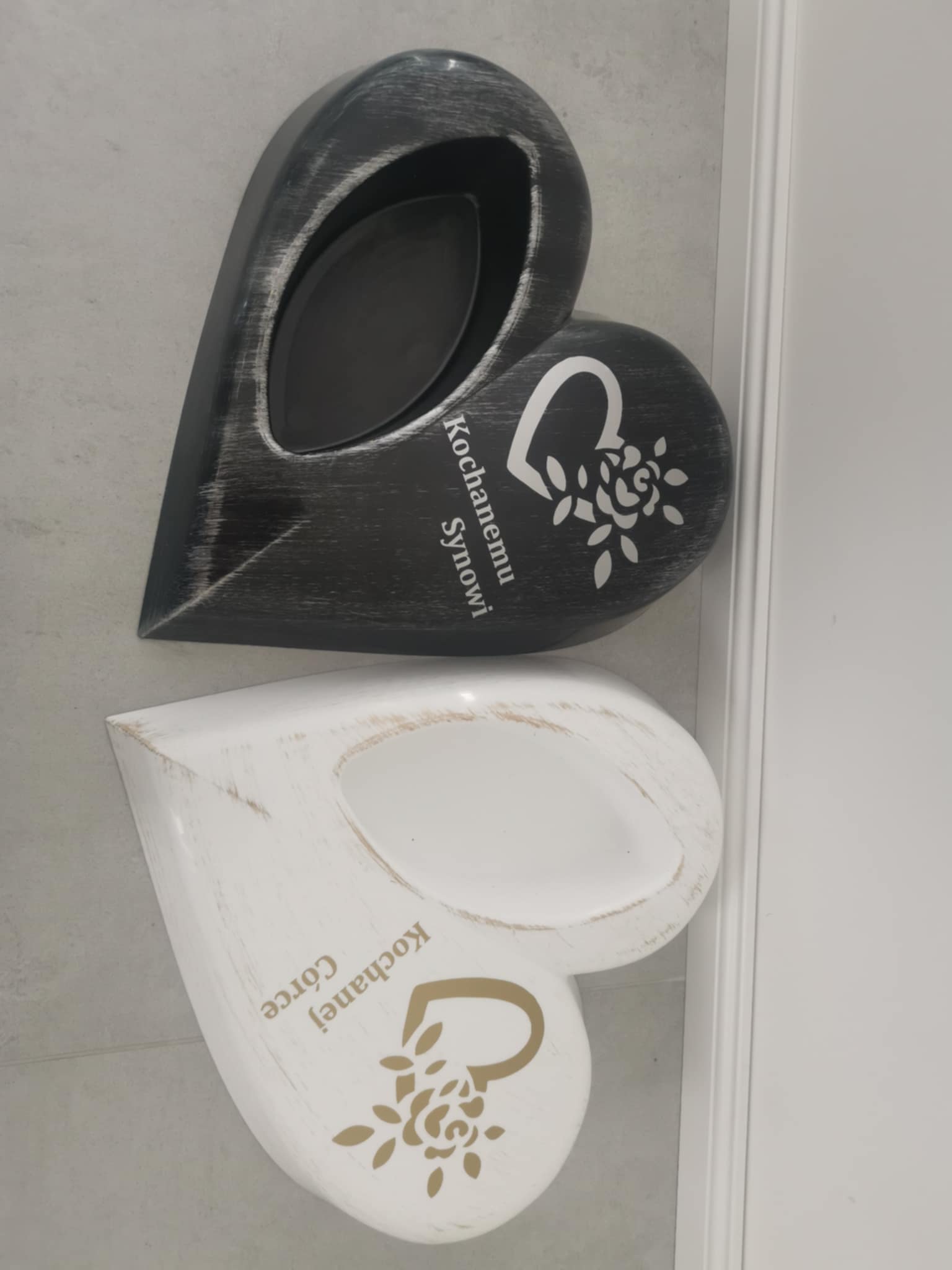 SERCE grób cmentarz Doniczka wiązanka stroik Kochanej Córce Dzień Dziecka