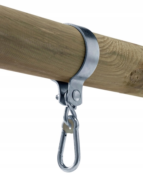 Obejma okrągła 10cm do huśtawek ogrodowych