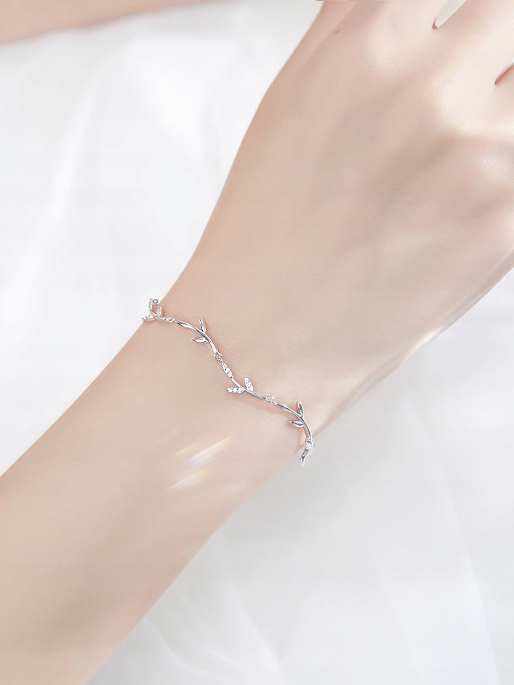 Bransoletka SREBRO próby 925 Gałązki