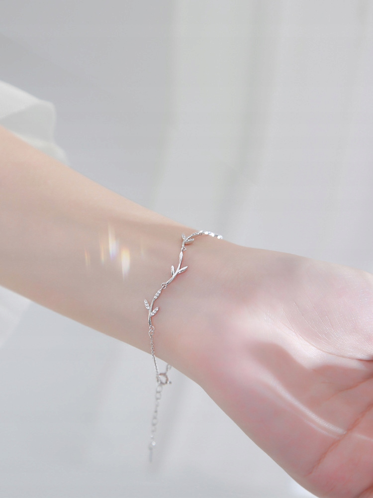 Bransoletka SREBRO próby 925 Gałązki