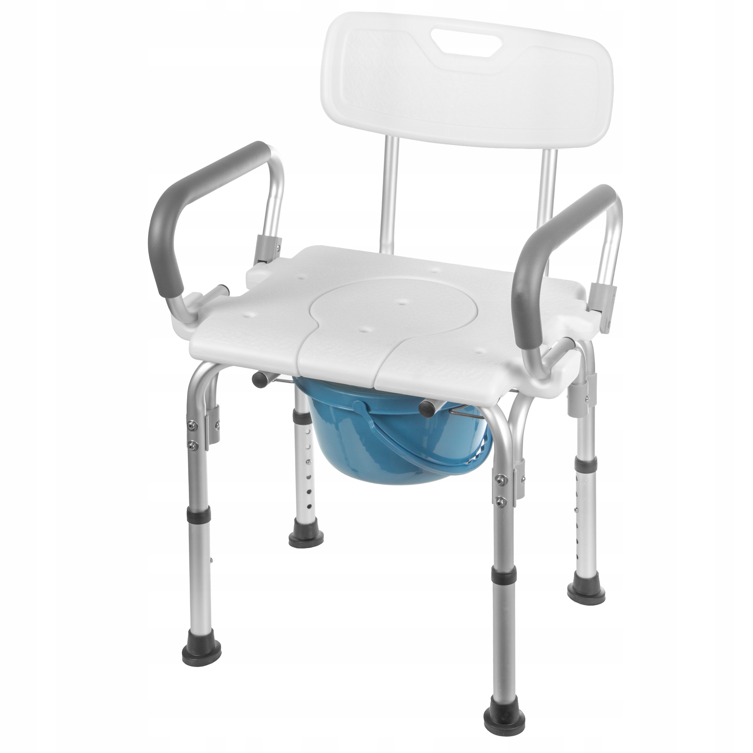 KRZESŁO PRYSZNICOWE WC TOALETA Z OTWOREM SANITARNE