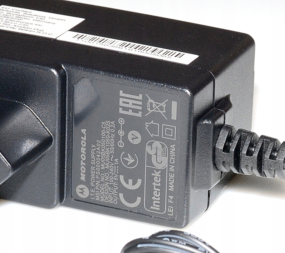 Zasilacz do ładowarek Motorola PS000042A02