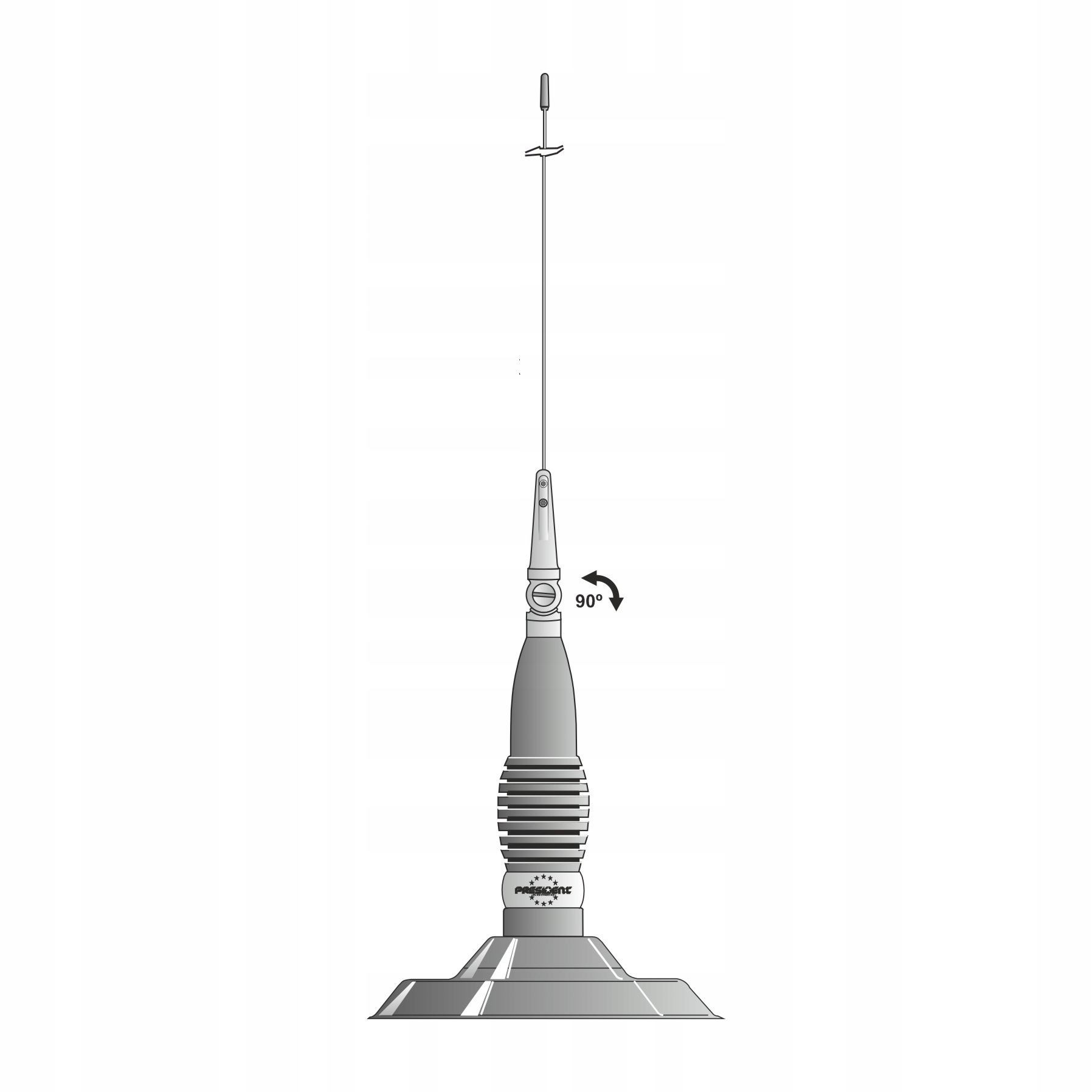 Antena CB MLA-145 President