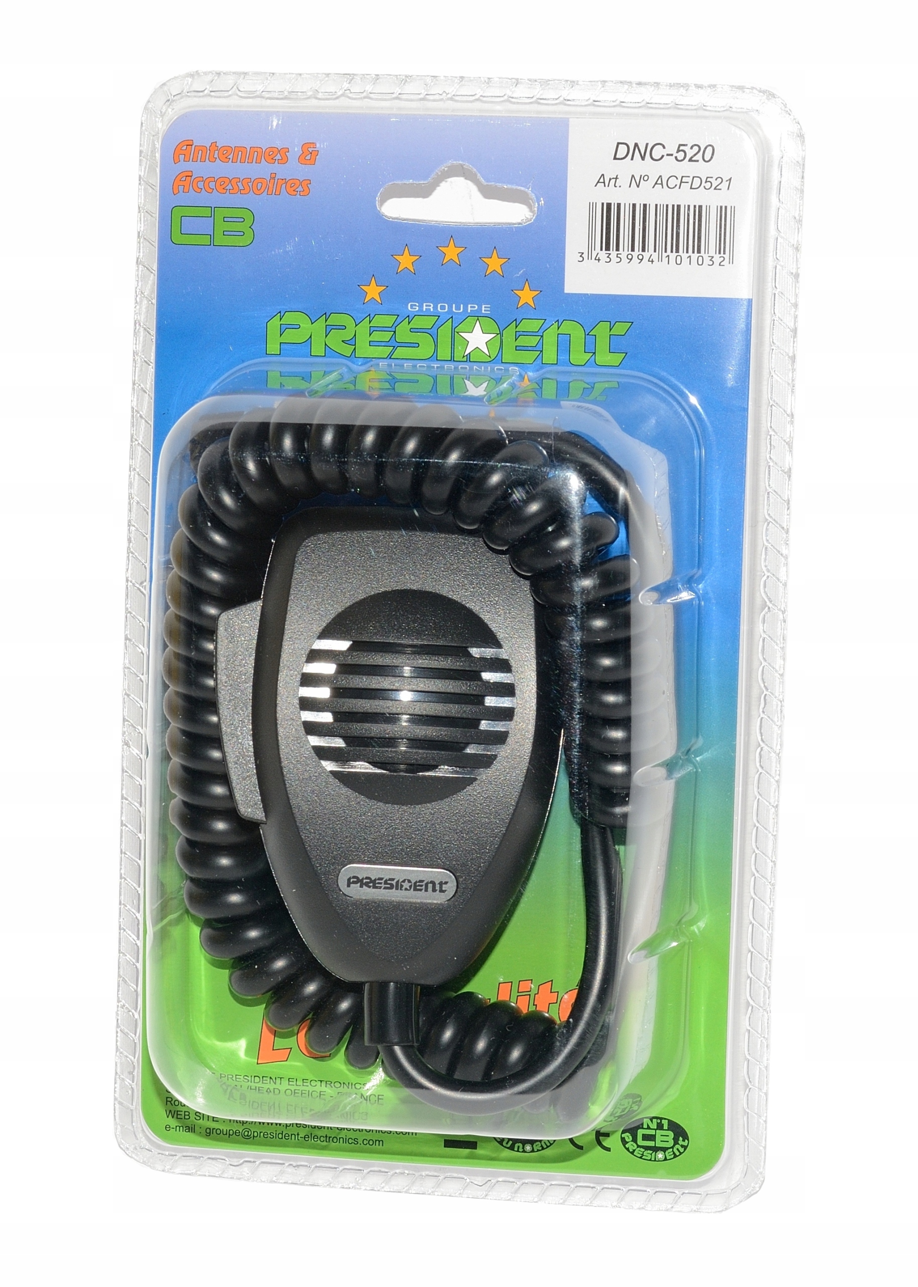 Mikrofon gruszka DNC-520 President ORYGINALNY