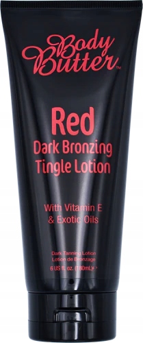 Body Butter Red Dark Bronzing Tingle Lotion