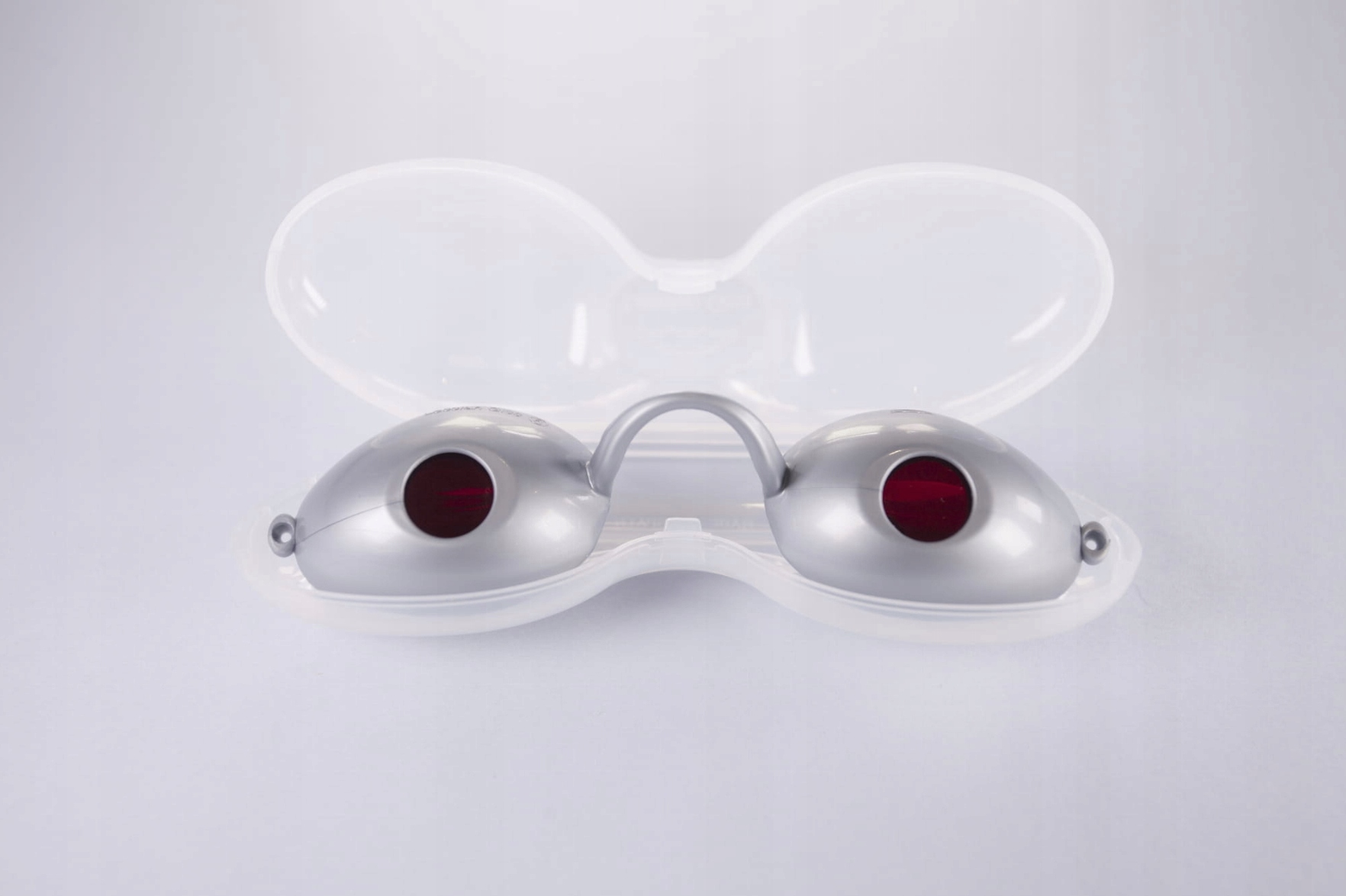 Okulary do opalania w solarium Vision 2 srebrne