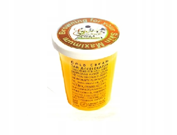 Akcelerator do opalania krem lotion Gold mini