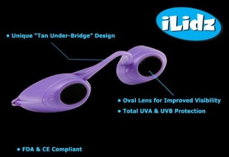 Okulary Ilidz ochronne do solarium miękkie UVA UVB