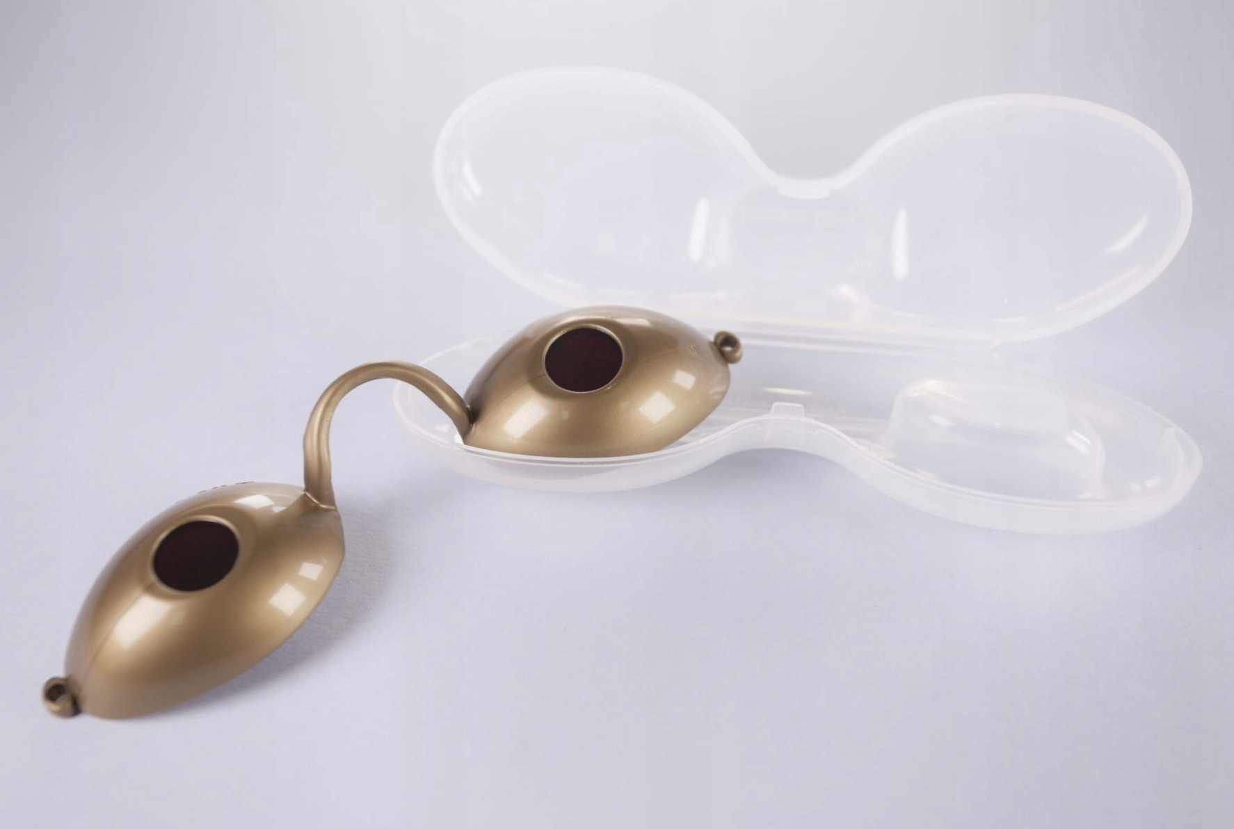 Okulary do opalania w solarium Vision 2 złote