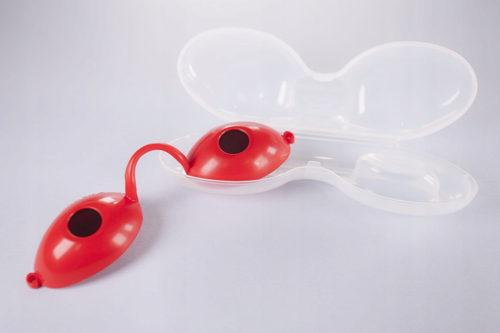 Okulary do opalania w solarium Vision 2 czerwone