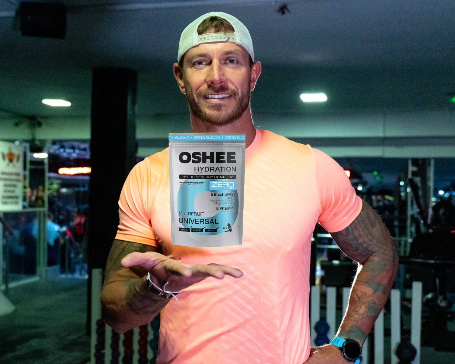 OSHEE Hydration Zero Sugar proszek Multifruit 630 g