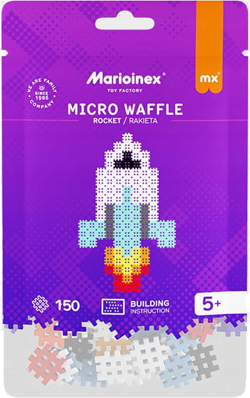 Marioinex Micro Waffle 150 elementów RAKIETA/statek kosmiczny obraz puzzle