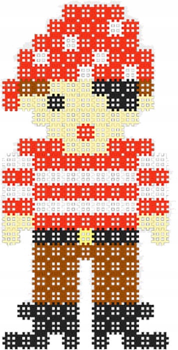 Micro Waffle PIRAT Marioinex 230 elementów - obraz puzzle